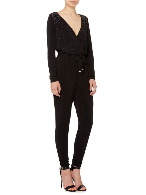 michael kors long sleeve jumpsuit